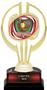 Awards Gold Hurricane 7" Shield Softball Trophy