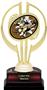 Awards Gold Hurricane 7" Bust-Out Football Trophy