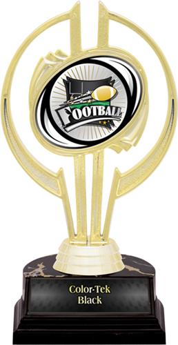 Awards Gold Hurricane 7" Xtreme Football Trophy. Personalization is available on this item.