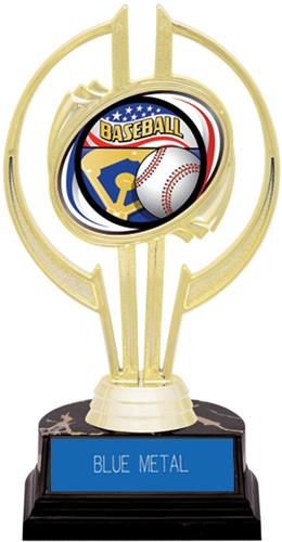 Awards Gold Hurricane 7" Americana Baseball Trophy