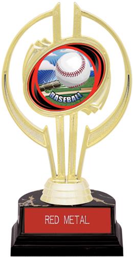 Hasty Awards Gold Hurricane 7" HD Baseball Trophy. Engraving is available on this item.