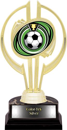 Awards Gold Hurricane 7" Eclipse Soccer Trophy. Personalization is available on this item.