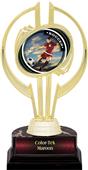 Awards Gold Hurricane 7" P.R. Female Soccer Trophy