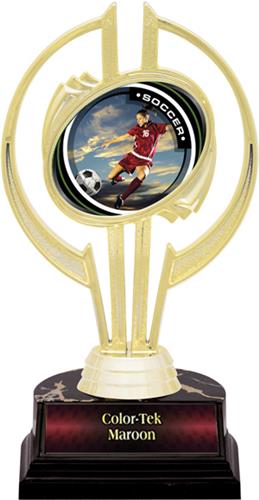 Awards Gold Hurricane 7" P.R. Female Soccer Trophy