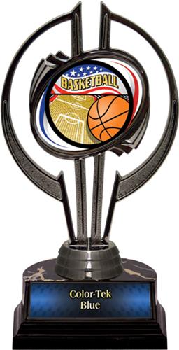 Black Hurricane 7" Americana Basketball Trophy. Personalization is available on this item.