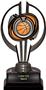 Black Hurricane 7" Eclipse Basketball Trophy