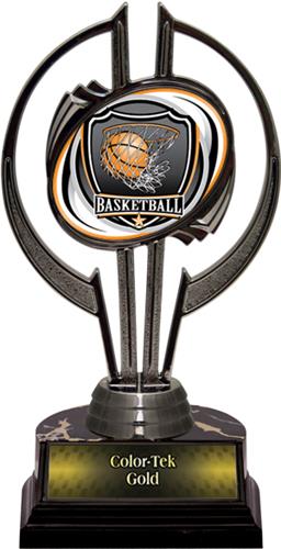 Black Hurricane 7" Shield Basketball Trophy. Personalization is available on this item.