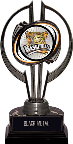 Black Hurricane 7" Xtreme Basketball Trophy. Engraving is available on this item.