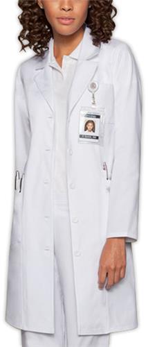 Dickies Women's 30" 3/4 Sleeve Lab Coats. Embroidery is available on this item.