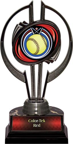 Black Hurricane 7" Eclipse Softball Trophy. Personalization is available on this item.