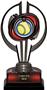 Black Hurricane 7" Eclipse Softball Trophy