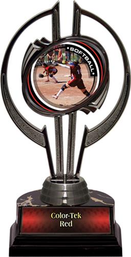 Awards Black Hurricane 7" P.R.1 Softball Trophy. Personalization is available on this item.