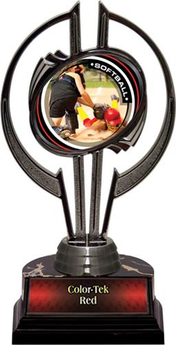 Awards Black Hurricane 7" P.R.2 Softball Trophy. Personalization is available on this item.