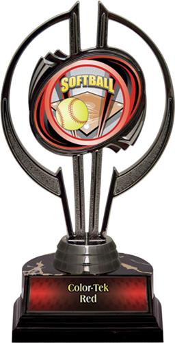 Awards Black Hurricane 7" ProSport Softball Trophy. Personalization is available on this item.