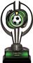 Awards Black Hurricane 7" Eclipse Soccer Trophy