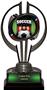 Awards Black Hurricane 7" Patriot Soccer Trophy