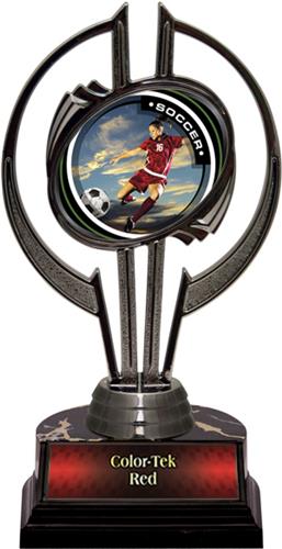 Awards Black Hurricane 7" PR Female Soccer Trophy. Personalization is available on this item.