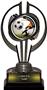 Awards Black Hurricane 7" PR Male Soccer Trophy