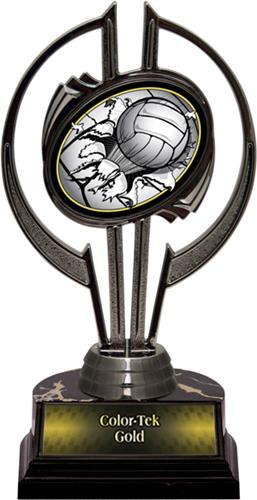 Black Hurricane 7" Bust-Out Volleyball Trophy. Personalization is available on this item.