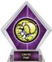 Awards Bust-Out Softball Purple Diamond Ice Trophy