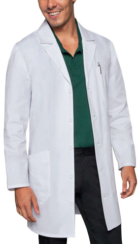 Dickies Unisex 37" iPad Lab Coat. Embroidery is available on this item.
