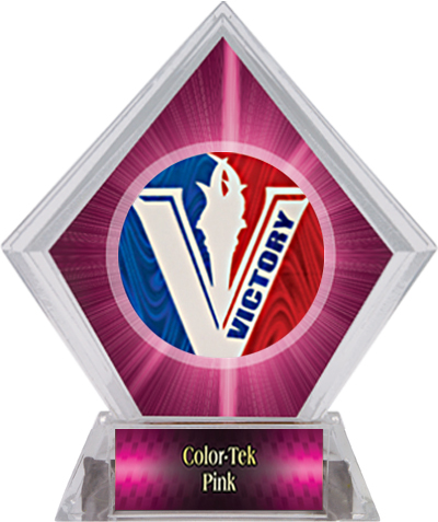 Spirit Victory Softball Pink Diamond Ice Trophy
