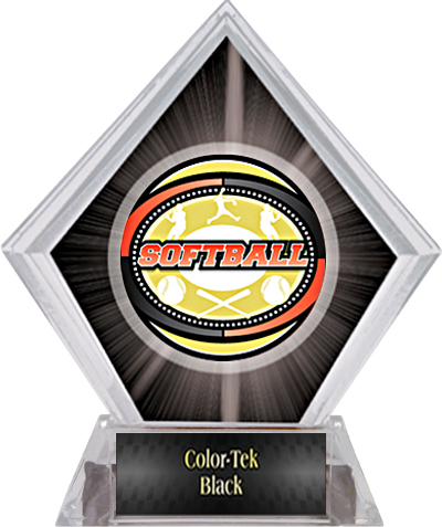 Awards Classic Softball Black Diamond Ice Trophy. Personalization is available on this item.