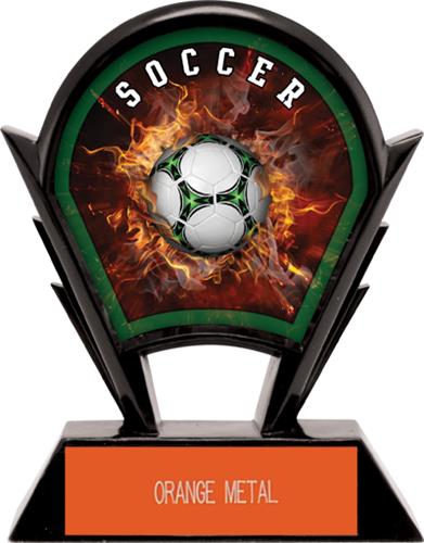 Hasty Awards 6" Stealth Soccer Resin Trophies. Engraving is available on this item.