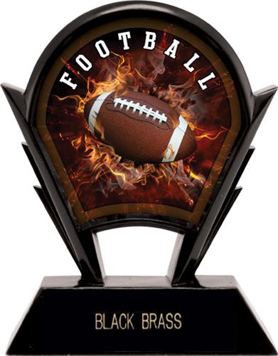 Hasty Awards 6" Stealth Football Resin Trophies. Engraving is available on this item.