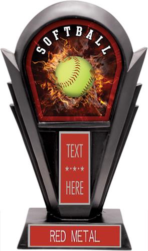 Hasty Awards Team Stealth Softball Resin Trophies. Engraving is available on this item.