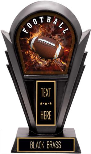 Hasty Awards Team Stealth Football Resin. Engraving is available on this item.