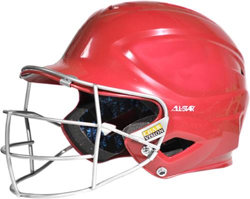 ALL-STAR S7 Youth Batting Helmet w/Guard-NOCSAE
