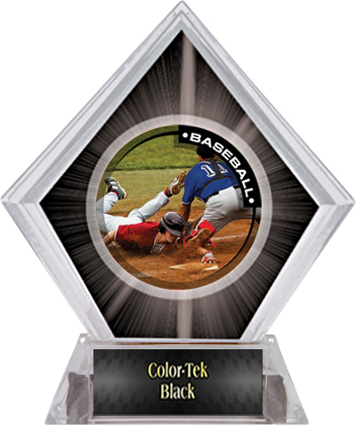 P.R.2 Baseball Black Diamond Ice Trophy. Personalization is available on this item.