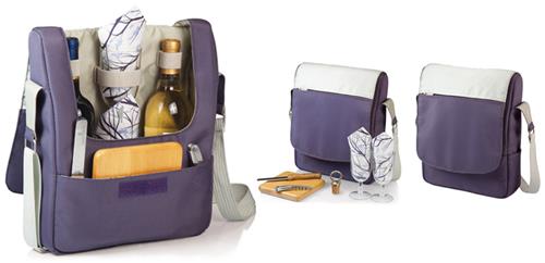 Picnic Time Tivoli Insulated Two-Bottle Wine Tote