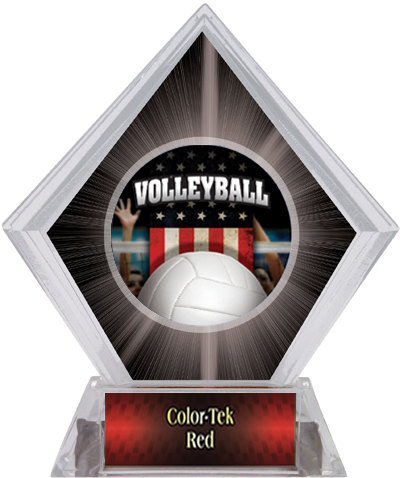 Awards Patriot Volleyball Black Diamond Ice Trophy. Personalization is available on this item.