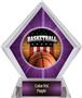Award Patriot Basketball Purple Diamond Ice Trophy
