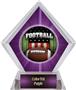 Awards Patriot Football Purple Diamond Ice Trophy