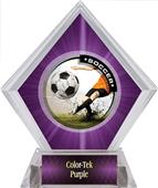 Awards P.R. Male Soccer Purple Diamond Ice Trophy