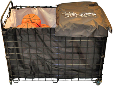 Jaypro GermNinja Rollaway Ball Cart/Sanitizer Bag