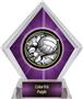 Bust-Out Volleyball Purple Diamond Ice Trophy