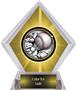 Awards Bust-Out Baseball Yellow Diamond Ice Trophy
