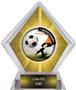 Awards P.R. Male Soccer Yellow Diamond Ice Trophy