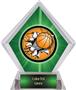 Bust-Out Basketball Green Diamond Ice Trophy