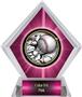 Awards Bust-Out Baseball Pink Diamond Ice Trophy