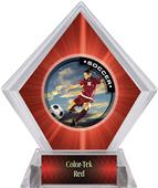 P.R. Female Soccer Red Diamond Ice Trophy