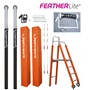 FeatherLite Volleyball System Package (3" Floor Sleeve) - NFHS, NCAA, USVBA Compliant