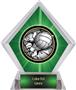Bust-Out Volleyball Green Diamond Ice Trophy