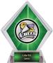 Hasty Awards Xtreme Cheer Green Diamond Ice Trophy
