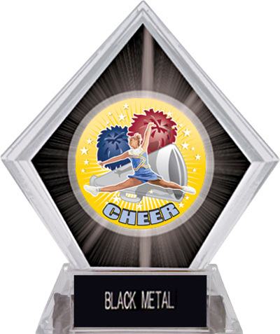 Hasty Awards HD Cheer Black Diamond Ice Trophy. Engraving is available on this item.