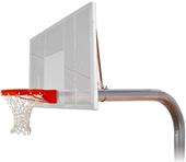 Brute Intensity Direct Bury Basketball System with 42x72 aluminum backboard